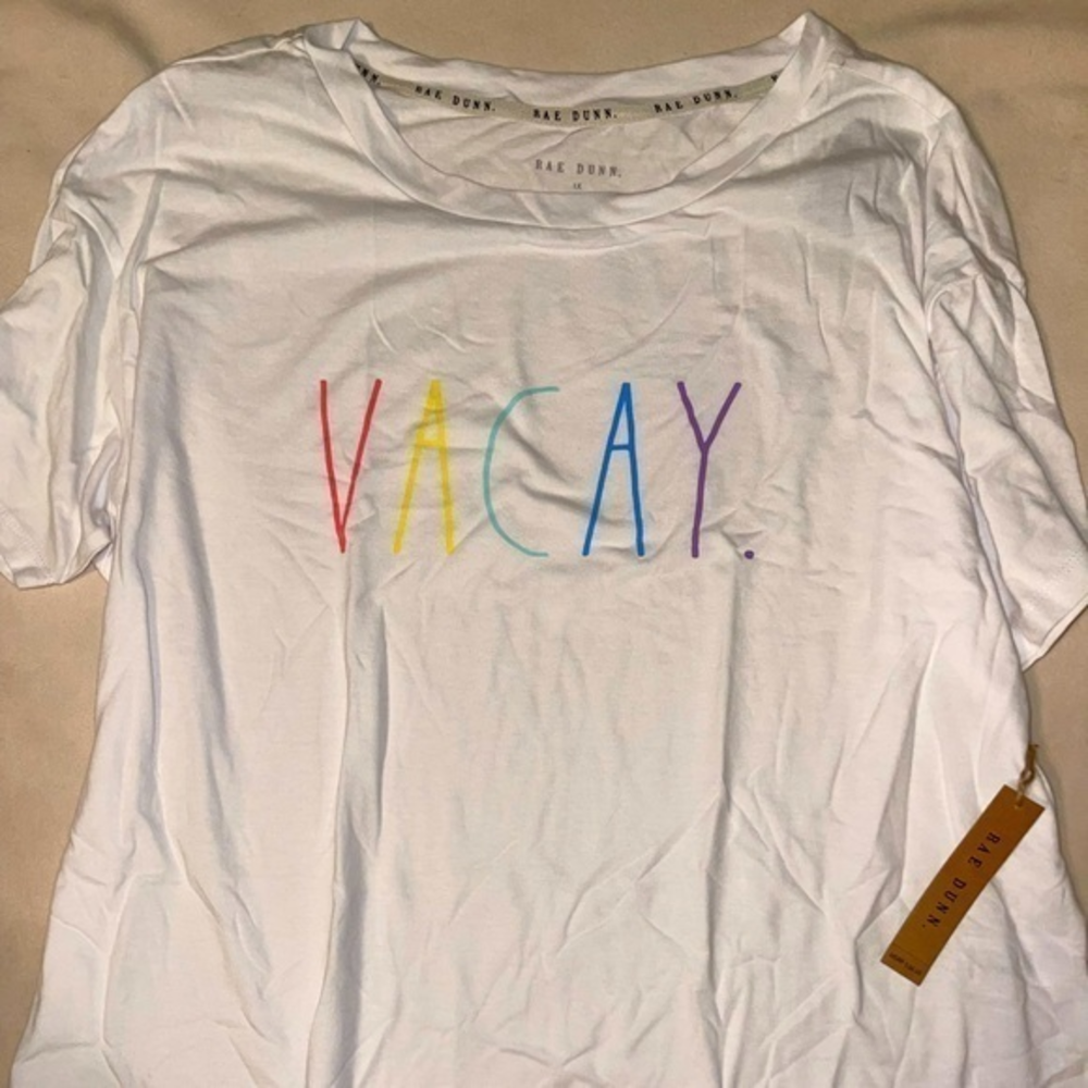 NWT Rae Dunn‎ VACAY Shirt